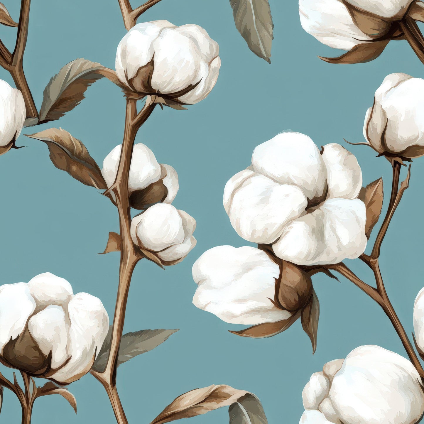 Raw White Cotton Pattern 2 Quilting Cotton Fabric