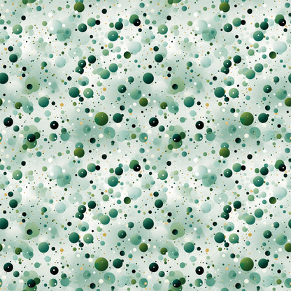 Green Confetti Pattern 11 Quilting Cotton Fabric