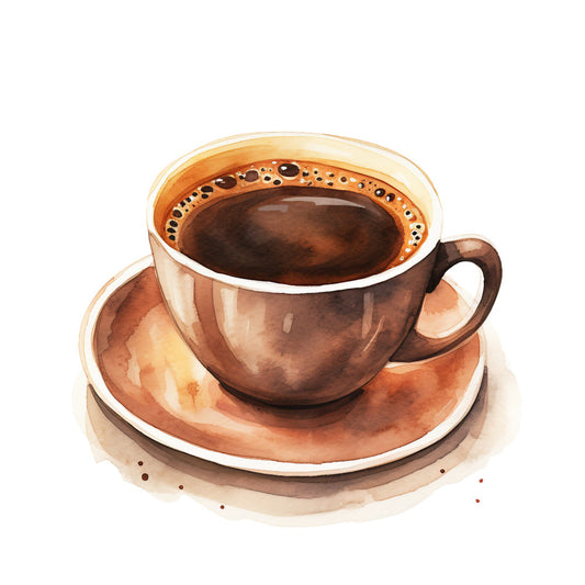 Coffee Elements Fabric Panel 33