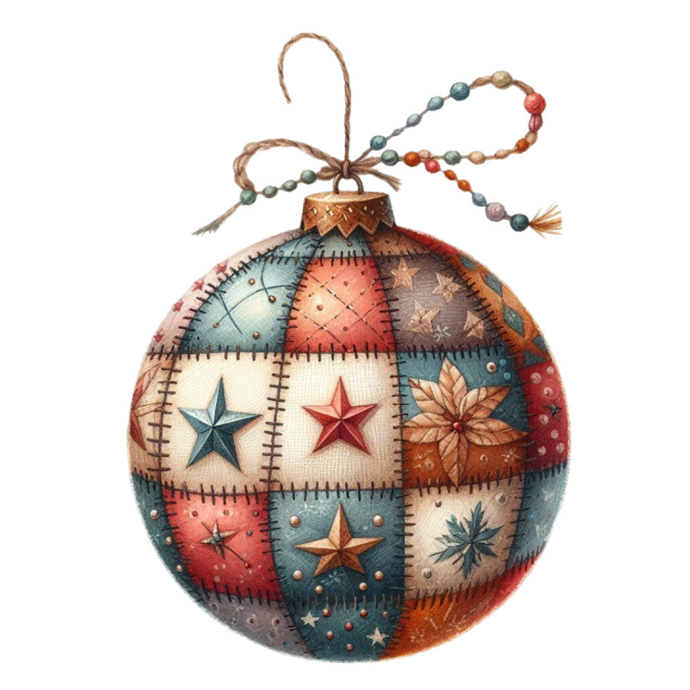 Patchwork Christmas Fabric Panel 26