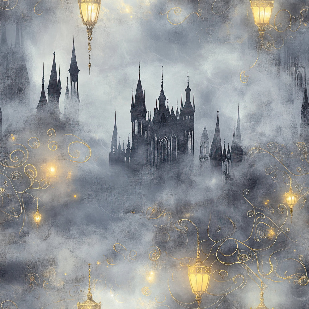 Gothic Fairytale Pattern 62 Minky Fabric