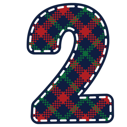 Christmas Alphabet Fabric Panel 5
