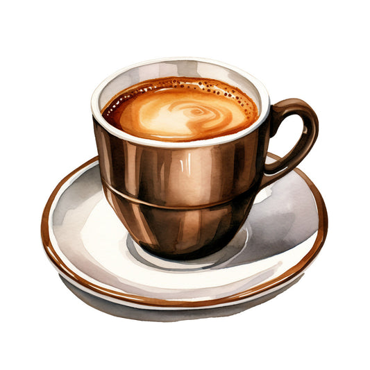 Coffee Elements Fabric Panel 7