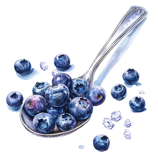 Blueberry Gardens Fabric Panel 37