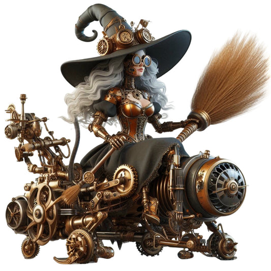 steampunk, copper, bronze, brass, gold, black, cream, white, gears, cogs, mechanical, airship, witch, wizard, fantasy, vintage, victorian, industrial, whimsical, goggles, top hat, broomstick, gears and gears, propeller, clockwork, fantastical, magical, adventure, retro futuristic, embellished