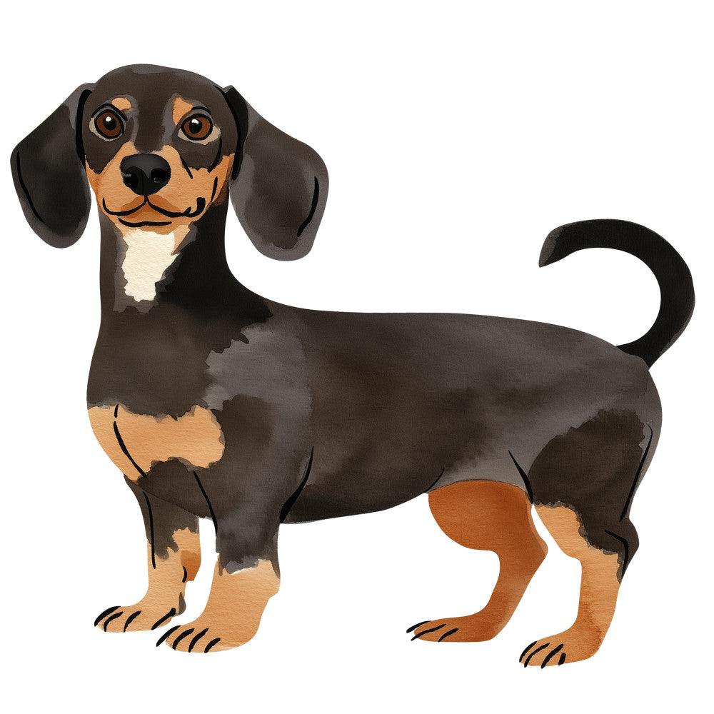 Sausage Dog Fabric Panel 2