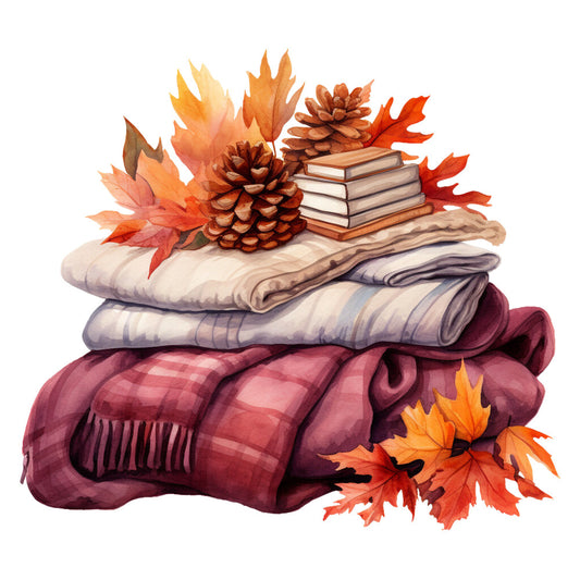 Cozy Autumn Fabric Panel 22