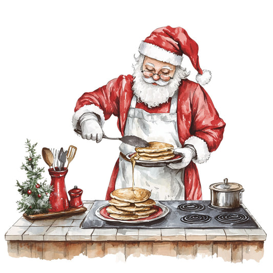 Santas Day Off Fabric Panel 35