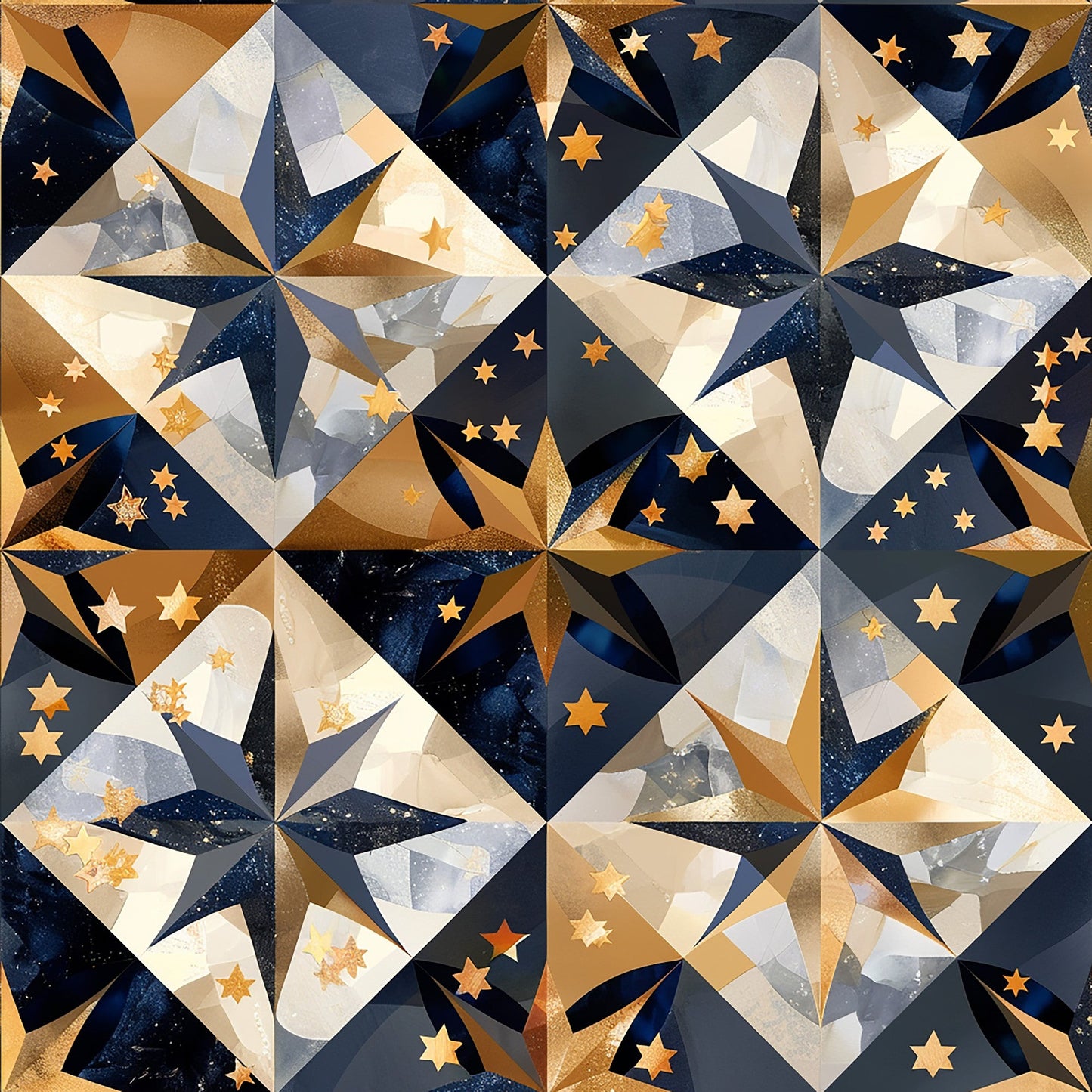 Baroque Celestial Pattern 10 Quilting Cotton Fabric