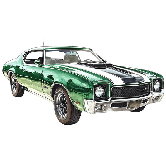 Muscle Cars Fabric Panel 30