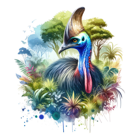 Australian Flora Fauna Fabric Panel 28