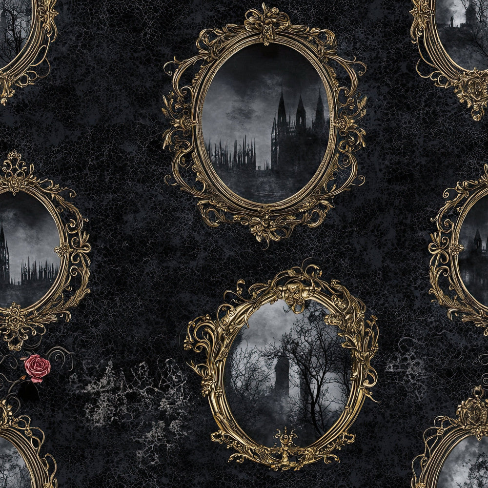 Gothic Fairytale Pattern 30 Minky Fabric