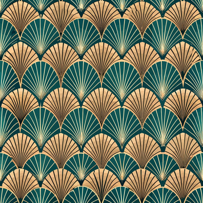 Art Deco Pattern 20 Quilting Cotton Fabric
