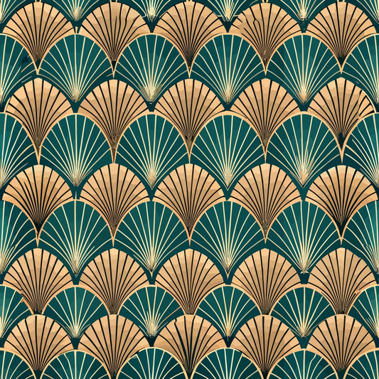 Art Deco Pattern 20 Quilting Cotton Fabric