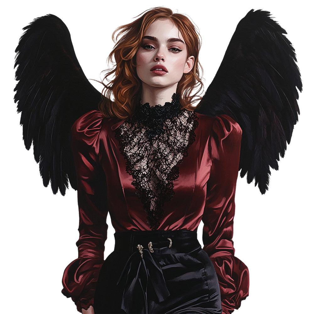 Dark Romance Fabric Panel 25