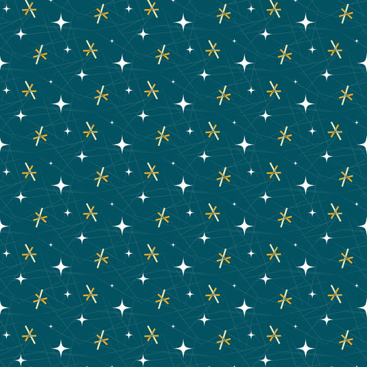 Atomic Starbursts Pattern 4 Quilting Cotton Fabric