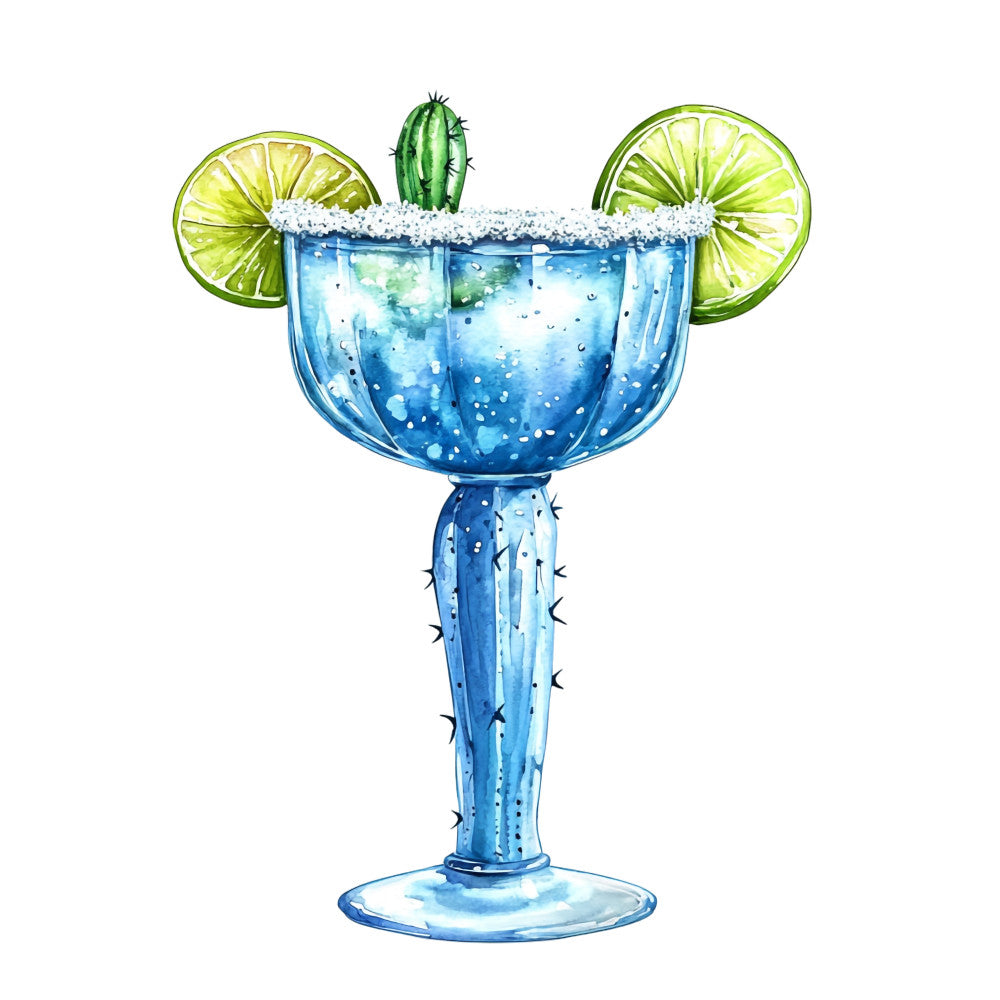 Watercolor Texas Fabric Panel 32