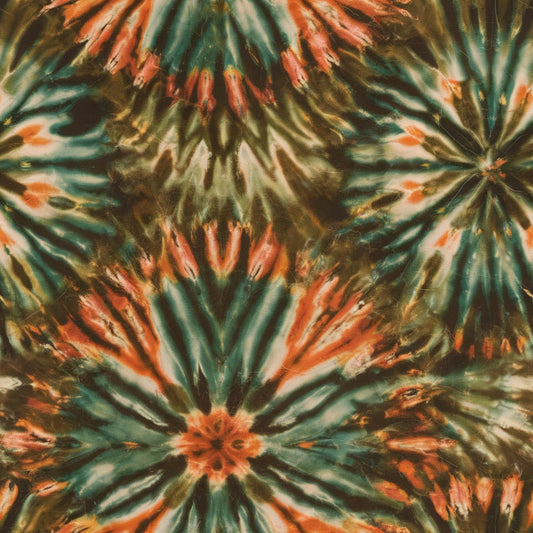 Retro Tie Dye Pattern 4 Quilting Cotton Fabric