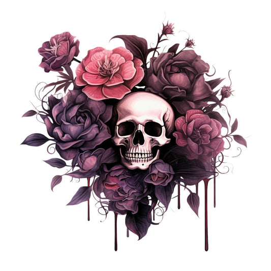 Gothic Floral Fabric Panel 3