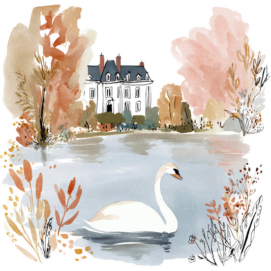 Woodland Animals Cottagecore Fabric Panel 2