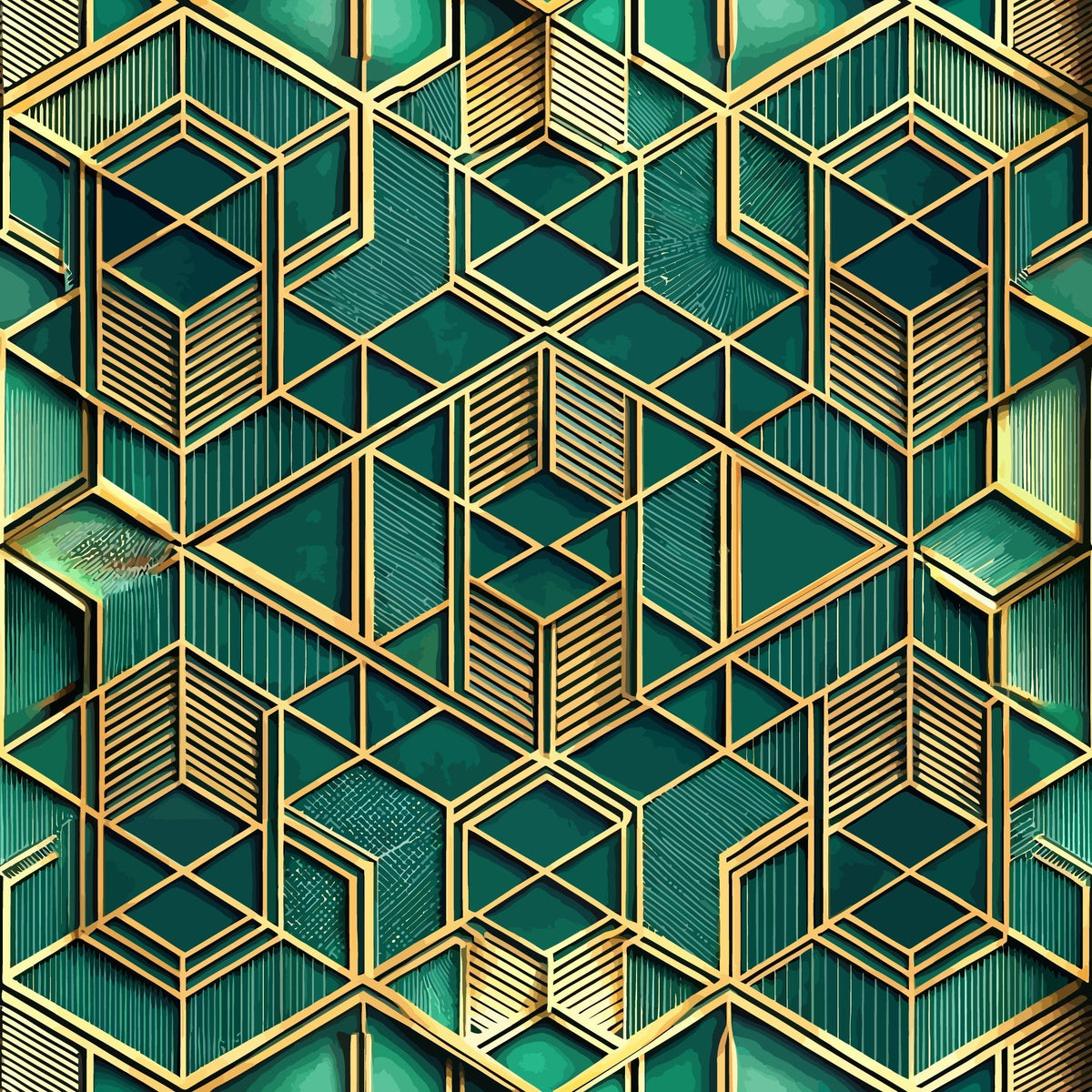 Gilded Gatsby Pattern 38 Minky Fabric