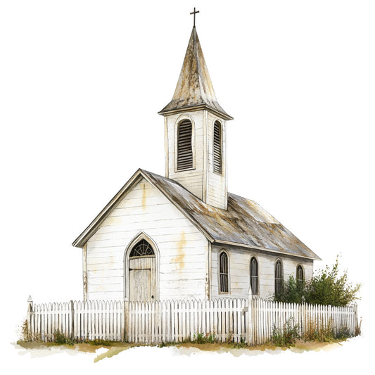 Watercolor Texas Fabric Panel 9