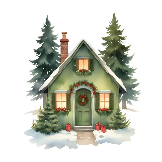 Christmas Element Fabric Panel 48