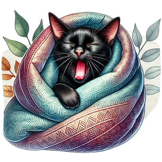 Lazy Cats Fabric Panel 22