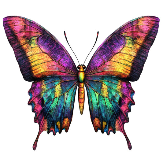 Vibrant Butterflies Fabric Panel 18