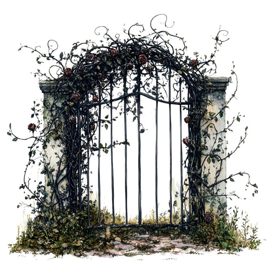 Gothic Cottage Fabric Panel 12