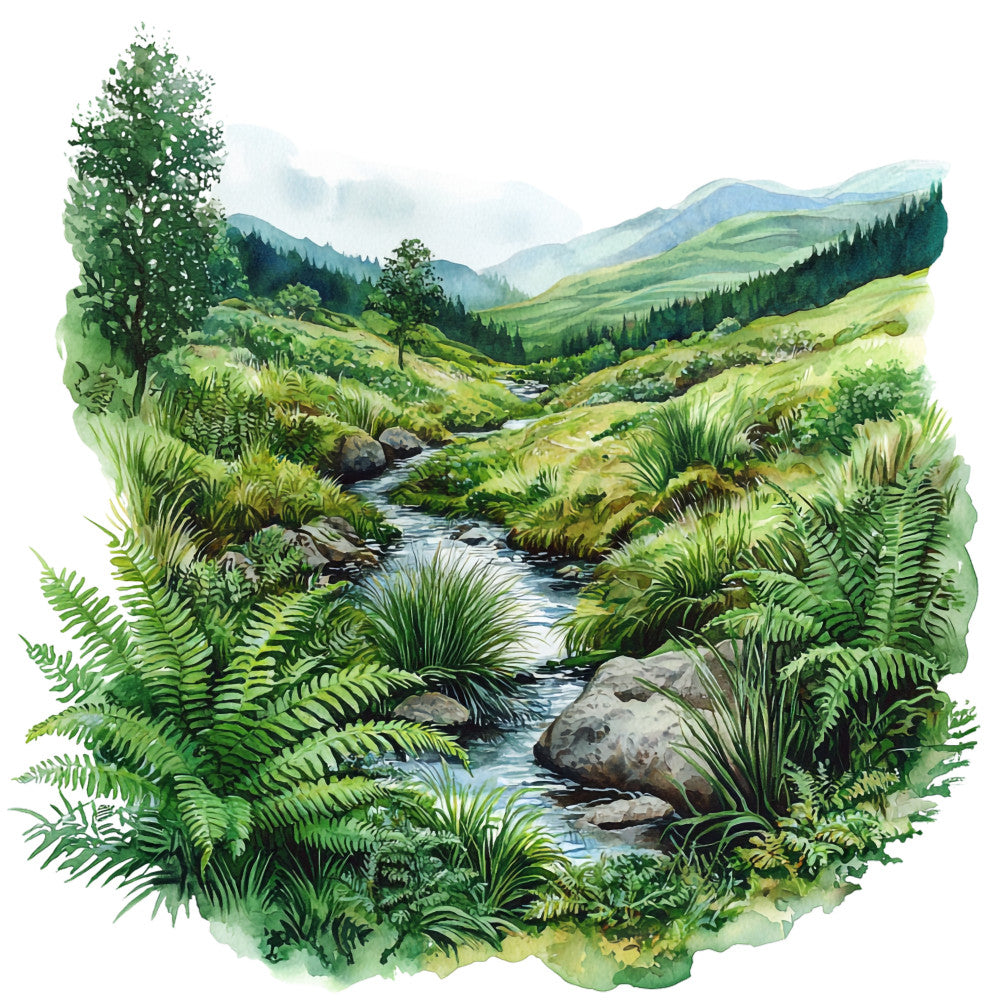 Landscapes of Scotland Fabric Panel 4