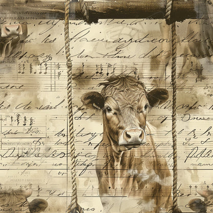 Farm Life Pattern 61 Quilting Cotton Fabric