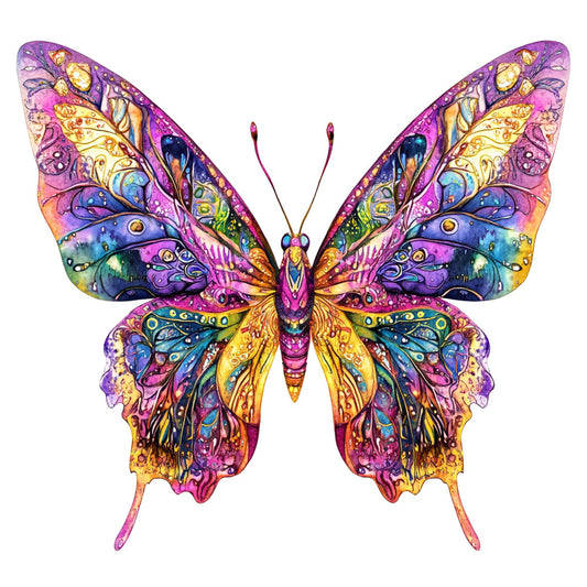 Vibrant Butterflies Fabric Panel 16