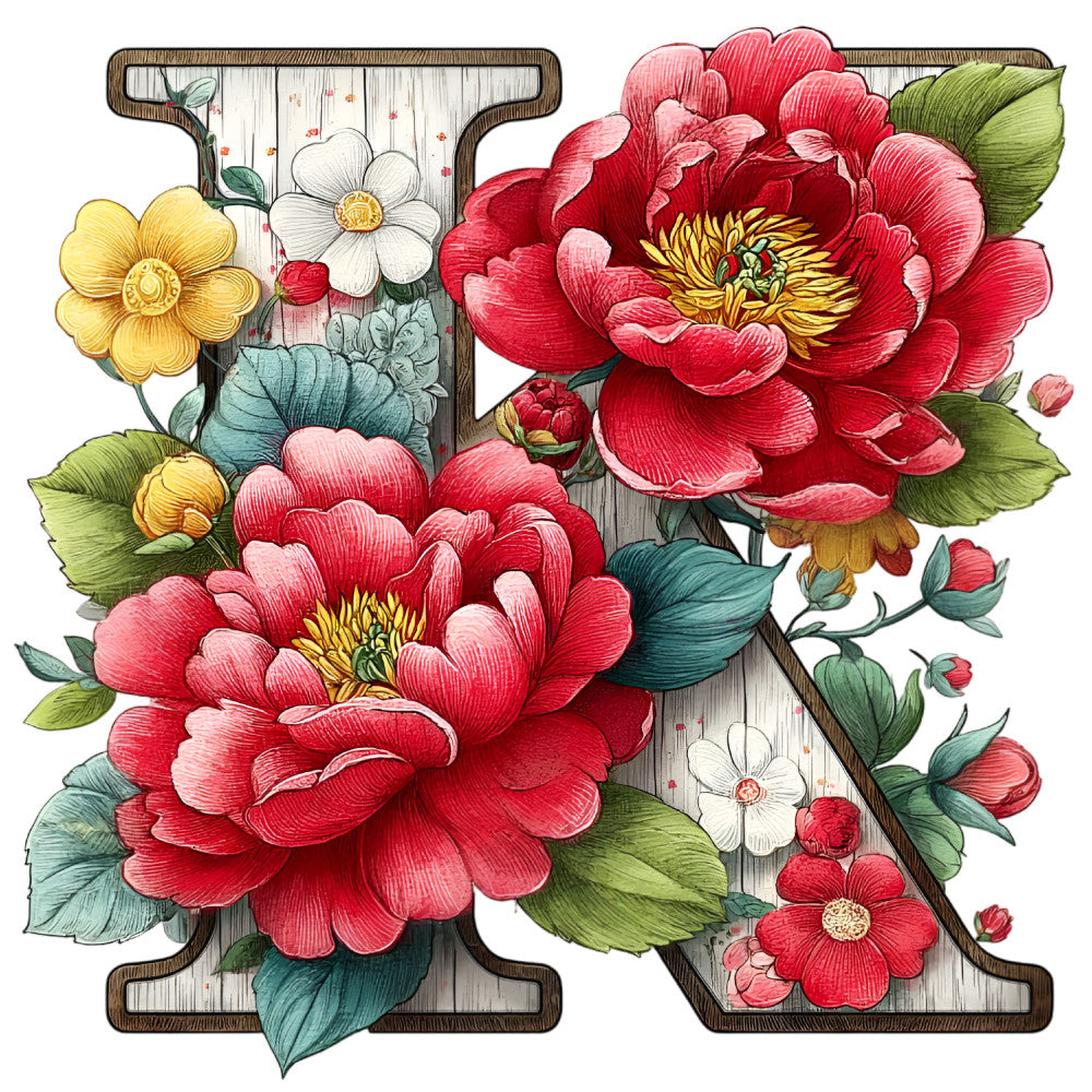 Wedding Alphabet Fabric Panel 7