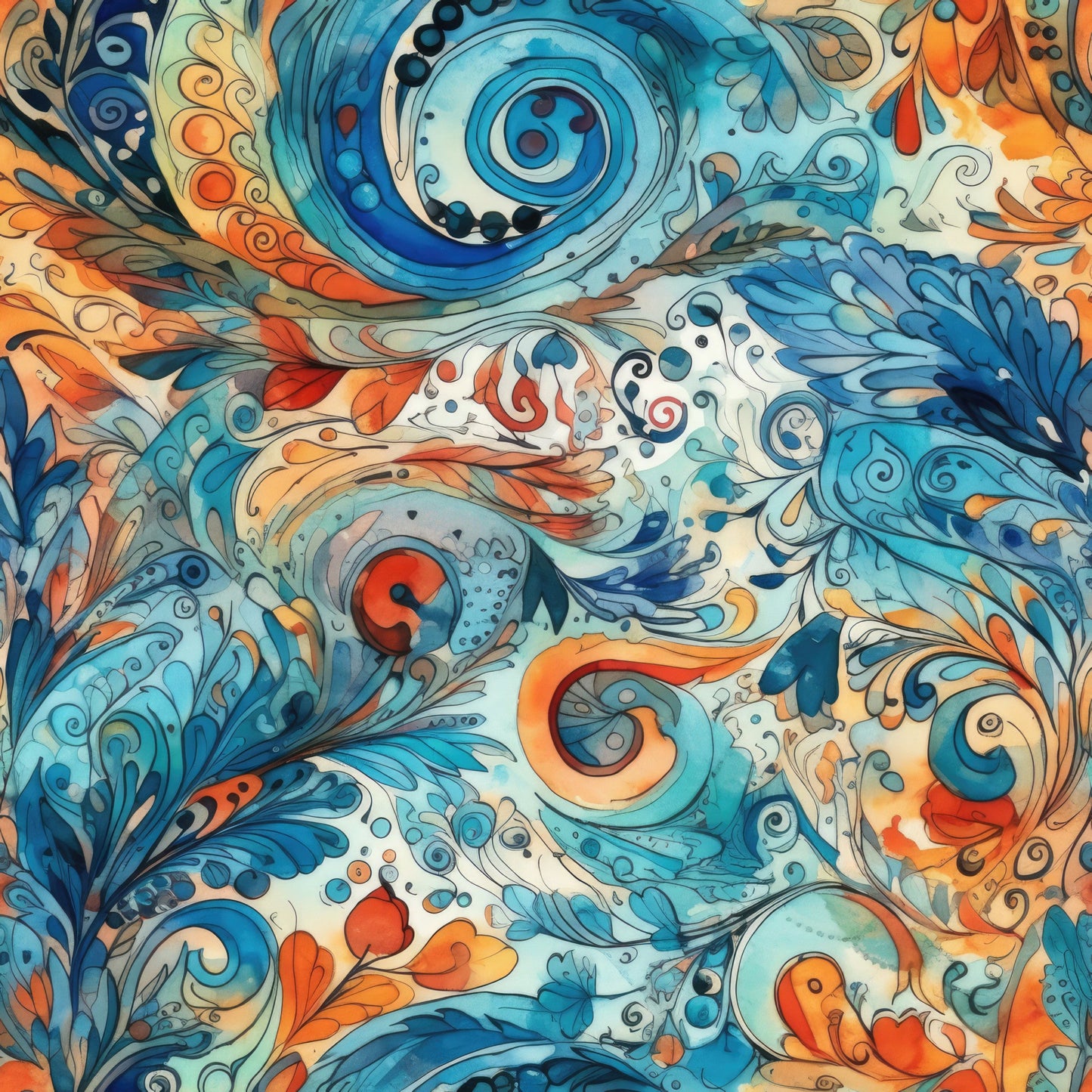 Liquid Harmony Pattern 5 Quilting Cotton Fabric