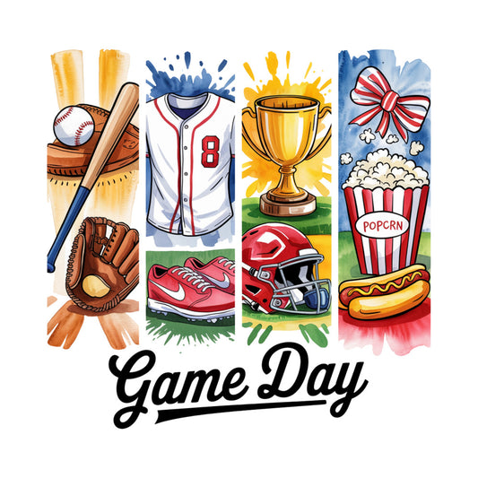 Baseball Brushstroke Fabric Panel 1