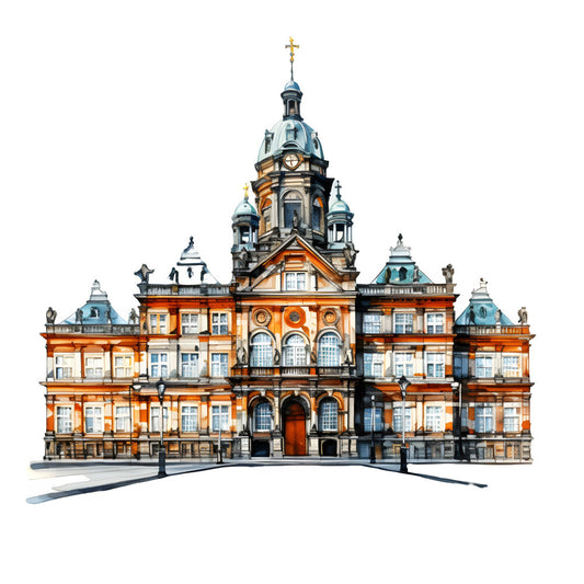 burnt orange, teal blue, cream, architectural, building, victorian, historic, townhouse, european, heritage, vintage, traditional, elegant, classical, ornate, detailed, cityscape, urban, landmark, steampunk, industrial, period, nostalgic, travel, heritage building, decorative, sophisticated