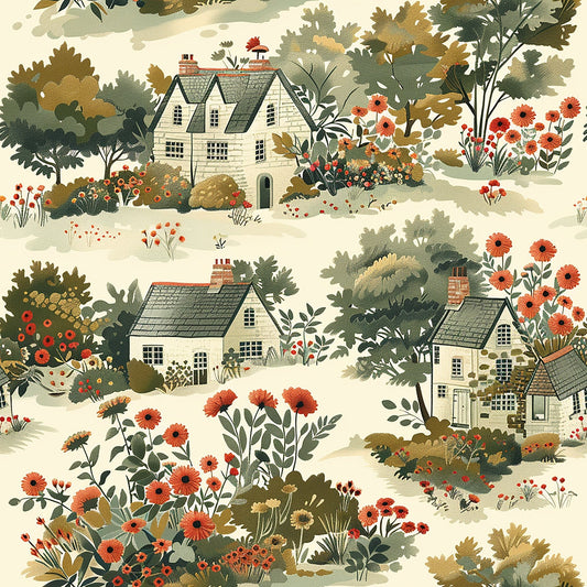 Celias Cottagecore Pattern 8 Quilting Cotton Fabric