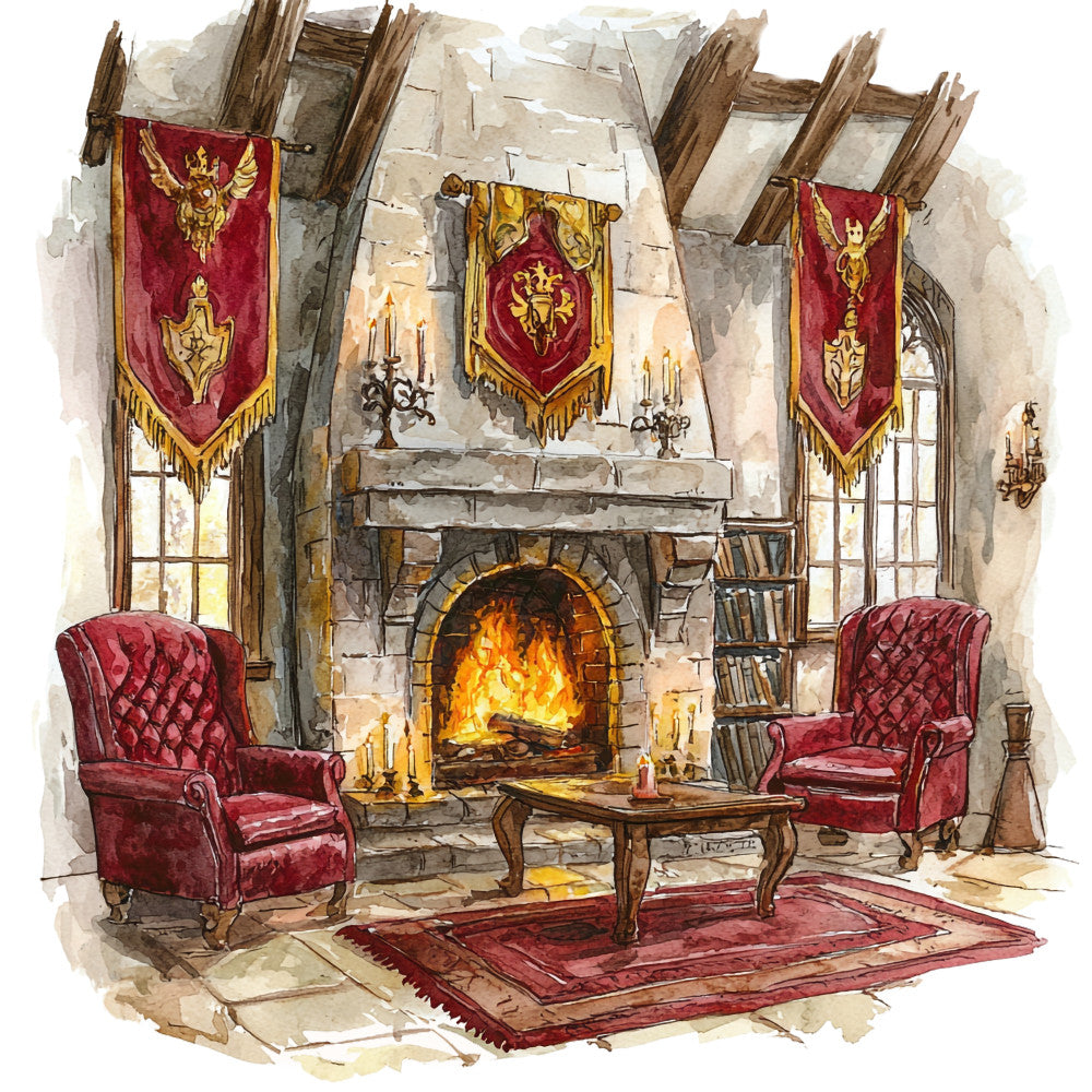 Wizard School Fabric Panel 43