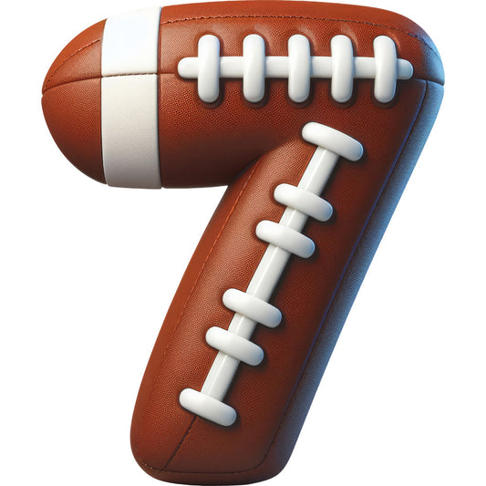 Football Alphabet Fabric Panel 10