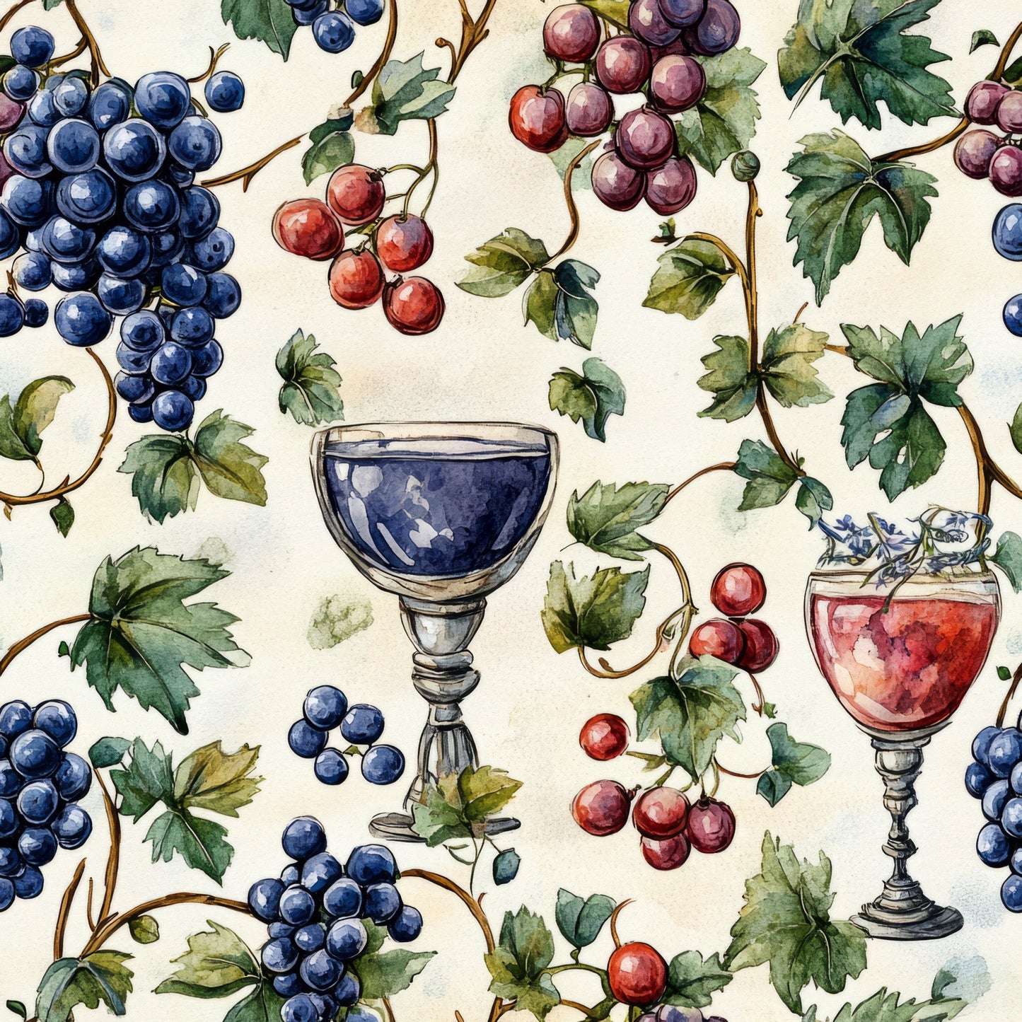 The Vineyard Pattern 2 Quilting Cotton Fabric