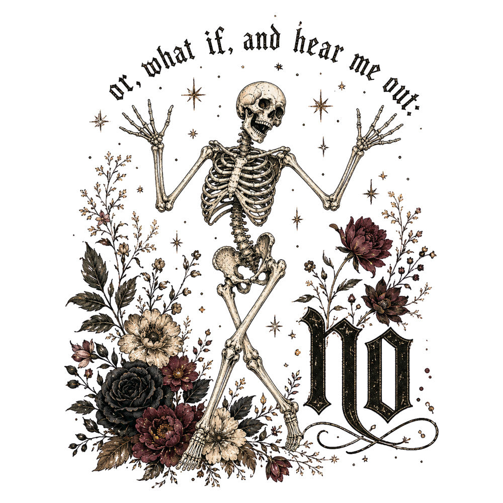 skeleton, gothic, dark academia, floral, botanical, roses, peonies, dahlias, burgundy, cream, tan, black, dusty rose, dark red, vintage, romantic, whimsical, moody, elegant, celestial, stars, nature, halloween, autumn, dark aesthetic, grunge, goth, damask, ornamental, decorative