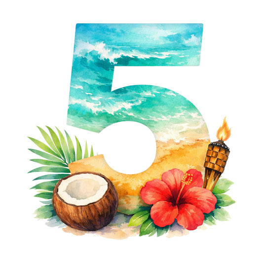 turquoise blue, ocean waves, tropical, coconut, hibiscus, red flower, sandy beach, palm leaves, torch, tiki, coastal, summer, beach themed, aqua, cream, coral, whimsical, hawaiian, island vibes, nautical, vibrant, watercolor, nature inspired, boho, relaxation, vacation, travel, paradise, tropical flowers
