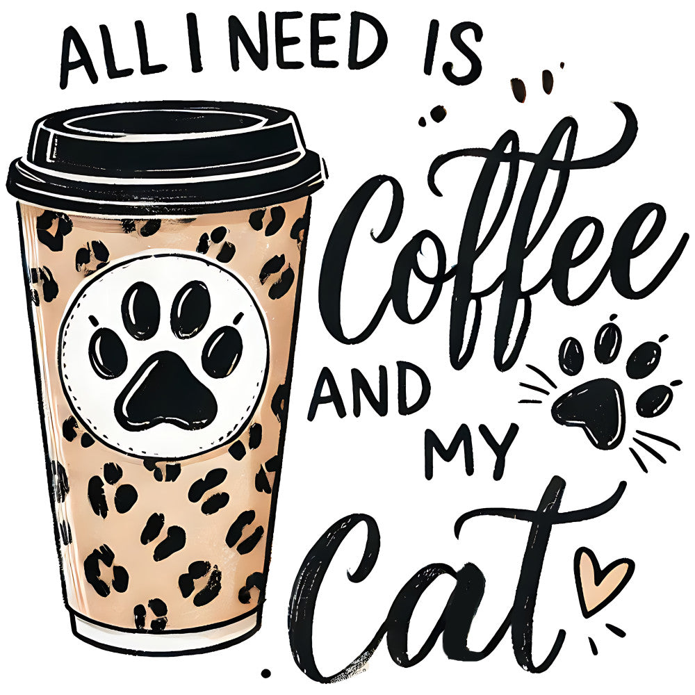 Funny Cat Lover Fabric Panel 1