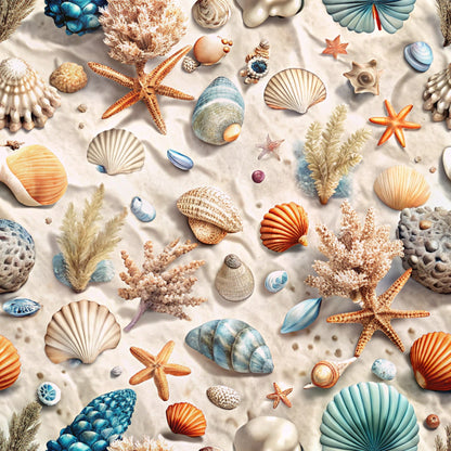 Reef Reverie Pattern 19 Minky Fabric
