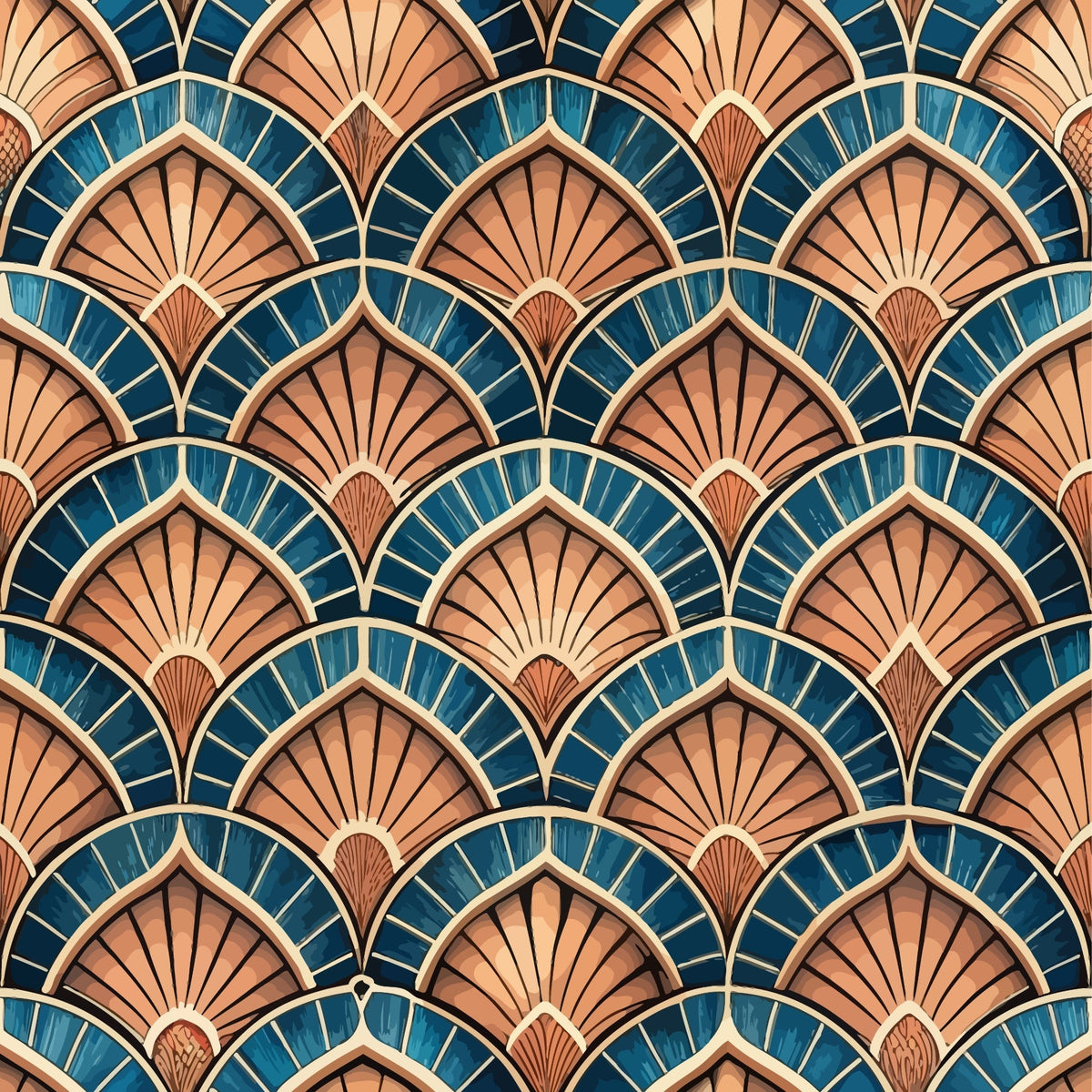 Gilded Gatsby Pattern 5 Minky Fabric