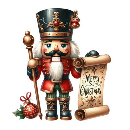 Christmas Nutcracker Scene Fabric Panel 9