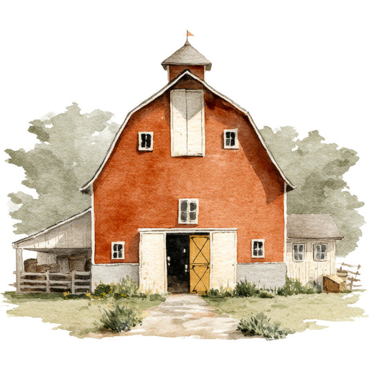 Farmhouse Chicken Decor Fabric Panel 32