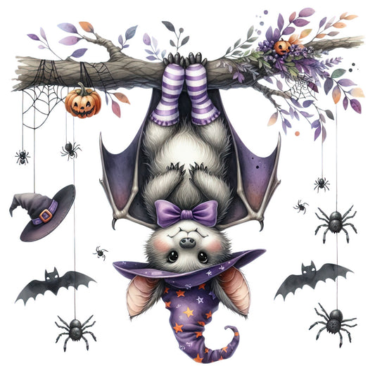 Halloween Wonder Animals Fabric Panel 153