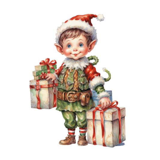 A Retro Christmas Fabric Panel 11